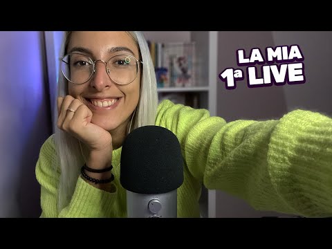 LA MIA PRIMA LIVE ❤️ 2° compleanno del canale 🎂 ASMR ITA