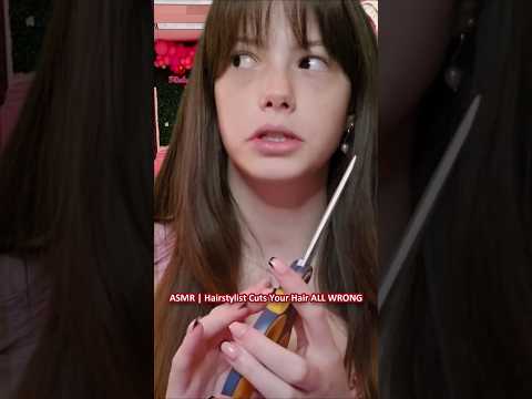 ASMR | Hairstylist Cuts Your Hair ALL WRONG ─♡─ #asmr #asmrroleplay #comedyasmr