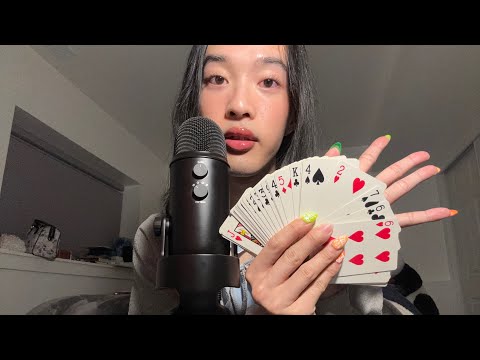ASMR very unqualified card magician 🃏 (lol don't @ me)
