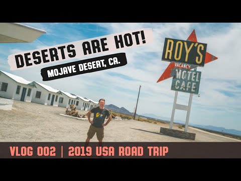 🇺🇸 HairCut Harry Experiences The Heat Of The Mojave Desert | USA Road Trip