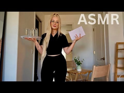 Waitress Gives You Massage - ASMR