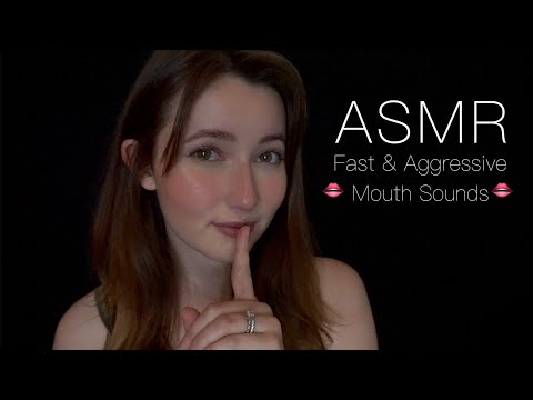 ASMR || Fast & Aggressive Unintelligible Whispers🔥