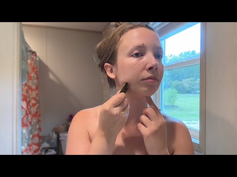 ASMR| Lets Wake Up Together (skincare, gua sha, ice rolling, coffee, whisper/soft spoken)