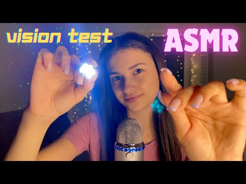 ASMR🎙️👄VISION TEST👀💤MOUTH SOUNDS👅😴