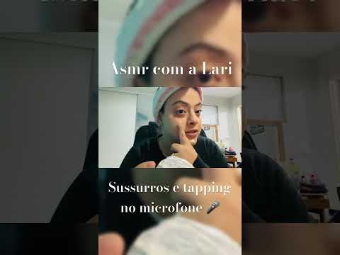 Asmr com a Lari 🩷 sussurros no mic 🎤