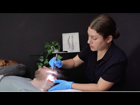 ASMR - Neck Exam & Osteopathic Manipulation Therapy