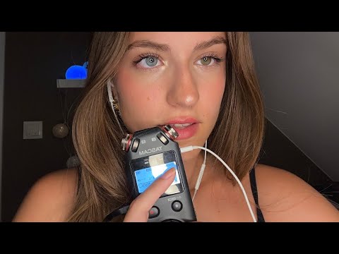 ASMR - plein de mouth sounds avec le tascam 🫦