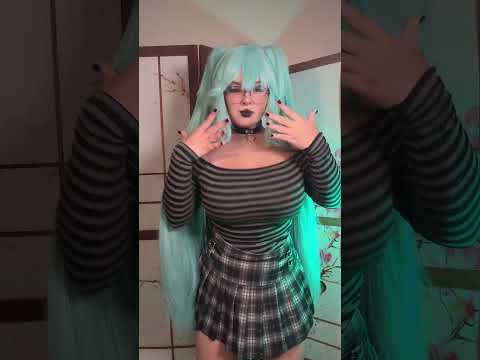 Miku gothic! 🖤 #hatsunemiku #cosplay #vocaloid