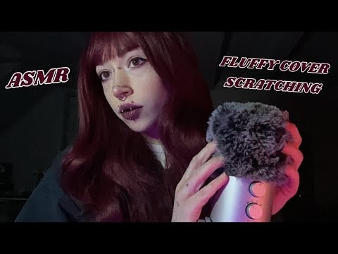 ASMR Fluffy Mic Cover Scratching | Mic Rubbing, Whispering
