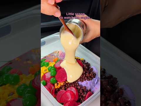 When Asian mom lets you eat only one cup of halo halo… #food #eating #mukbang #EasyRecipe #icecream