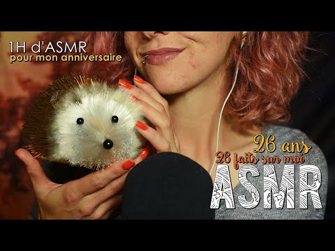 ASMR Français  ~  26 ans = 26 faits et anecdotes sur moi