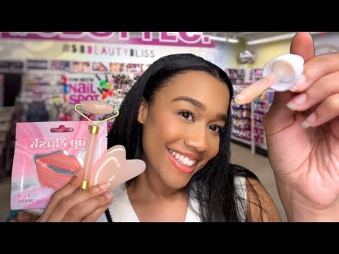 ASMR Girl at Five Below Does Your Skincare 🧴 *She Doesn’t Even Work There | Personal Attention 