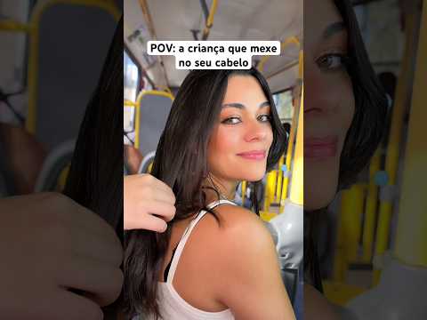 POV: a criança que mexe no seu cabelo #asmr #humor #comedia #shorts
