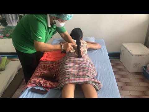 Thai HAMMER MASSAGE ORIGINAL / ASMR TOK SEN IN BANGKOK / full body massage