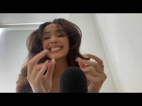 ASMR Tingly Nail Tapping & Whispering💕💗  Ft LuxeryNails!