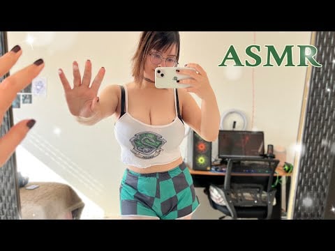 ASMR CASEIRINHO 🪞 MOUTH SOUNDS E TAPPING NO ESPELHO