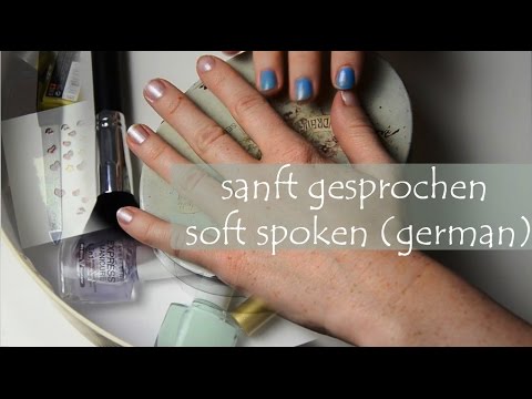 ASMR German ♥ Rollenspiel Nagellack Studio (sanft gesprochen)