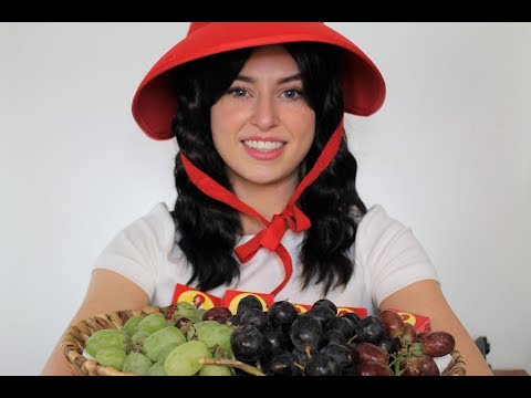 ASMR Wine Tasting with the Sunmaid Raisin girl