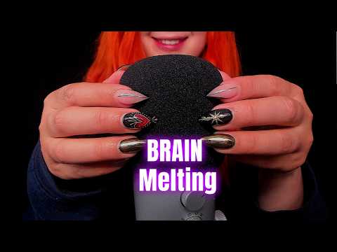 ASMR Brain Melting Mic Scratching 🧡
