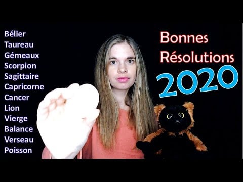 [ASMR français] Nouvelles résolutions 2020 - Horoscope janvier