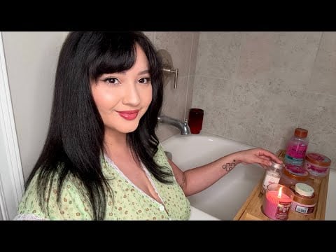 ASMR | I Give You a Bath 🛁🫧 Soapy Sounds, Water Sounds & Cozy Bedtime Tuck-In 🛌