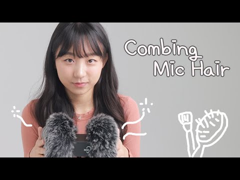 ASMR 🧹Combing Mic Hair😴  가만히 듣고있으면 잠올껄?💤