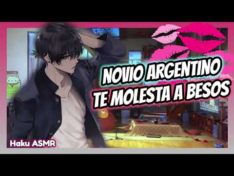 ASMR Rolplay - Novio te molesta a besos - Haku ASMR
