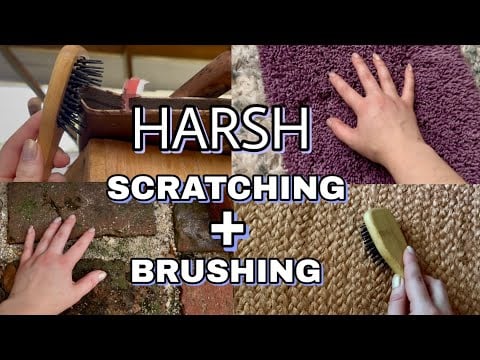 ASMR | Scratching & Brushing Different Textures | Fast Aggressive | Lofi | No Talking