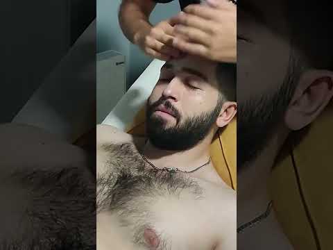 SKIN CARE AND HEAD,FACE MASSAGE THERAPY #satisfying #relaxing #asmr #shorts #massage