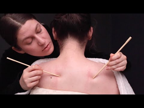 [ASMR] Point Therapy - Neck and Shoulders Pain Relief (Strange Healing Massage)