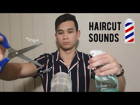 No Talking ASMR ✂ Haircut/Barbershop Sounds ✂ for Quarantine