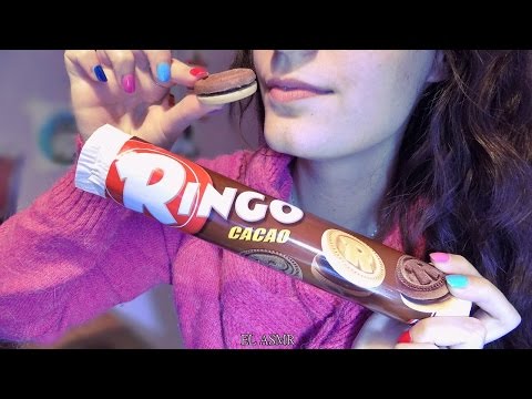 ♡ ASMR español ♡ Comiendo galletas Italianas!♥ (susurros, eating sounds)