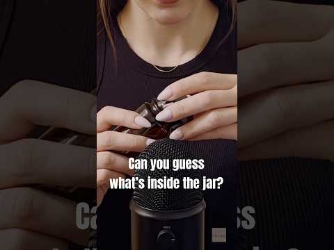 🔮Glass Jar ASMR 🔮— Can You Guess What’s Inside? #asmr #notalkingasmr #tappingsounds #lidsounds
