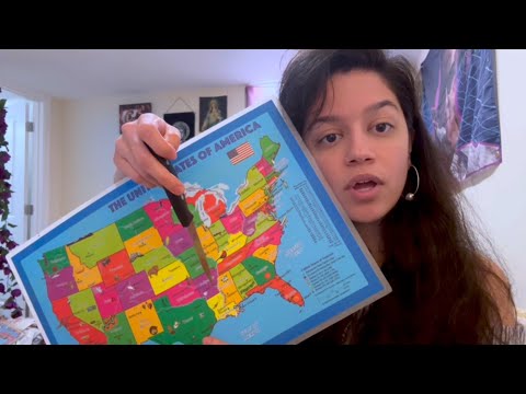 asmr • worst geography teacher reviews the United States