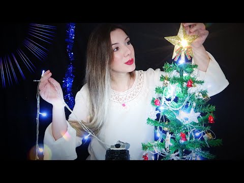 ASMR MONTANDO A ÁRVORE DE NATAL 🎄Vídeo Para Relaxar e Dar Sono / To Relax / To Sleep