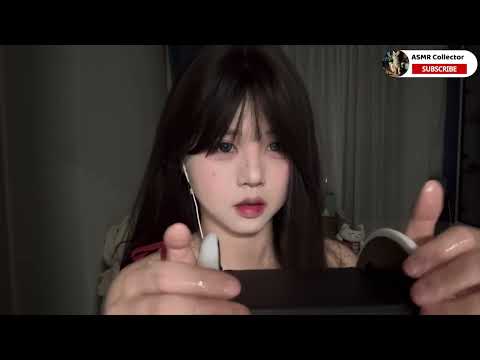 ASMR🎧｜Dry hands to touch the ears | Aloe vera gel to touch the ears | Lanolin | Ear microphone