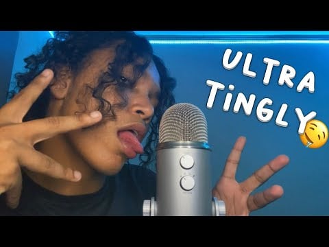 ASMR NO TALKING - MOUTH SOUNDS FAST AND AGGRESSIVE HAND MOVEMENTS 🌋👄