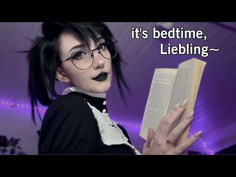 asmr ☾ german mommy reads you a bedtime story 🖤