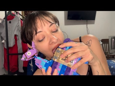 ASMR Chewing on RANDOM Objects (mouth sounds, biting)