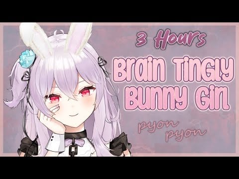 【ASMR】Brain tingly bunny girl~ For those who just need to relax and clear their mind ♥