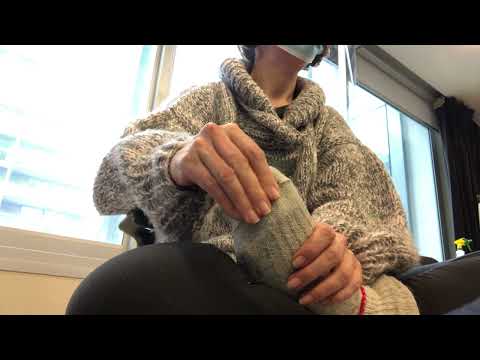 ASMR massaging FEET while in class