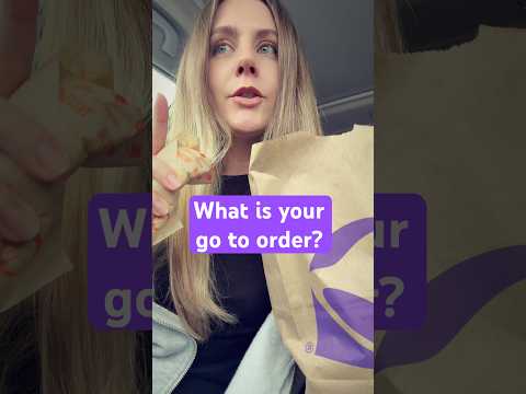 Don’t judge me for this #asmr #tacobell