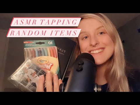 ASMR tapping on random items no talking | with blue yeti mic