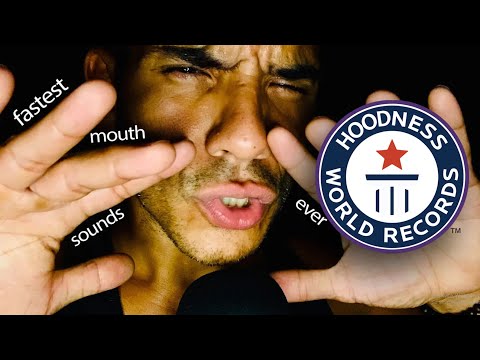 THE REAL FASTEST ASMR MOUTH SOUNDS EVER - WORLD RECORD