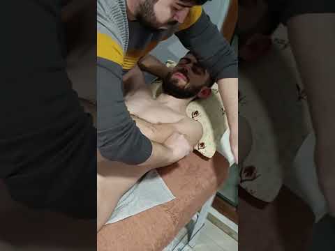 RELAXING TURKISH CHEST ENERGY MASSAGE #shorts  #asmr #massage #handmassage #relaxing  #relax #chest