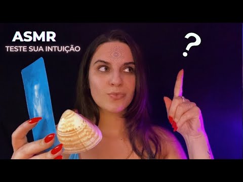 ASMR SIGA SUA INTUIÇÃO | Teste de adivinhação ✩