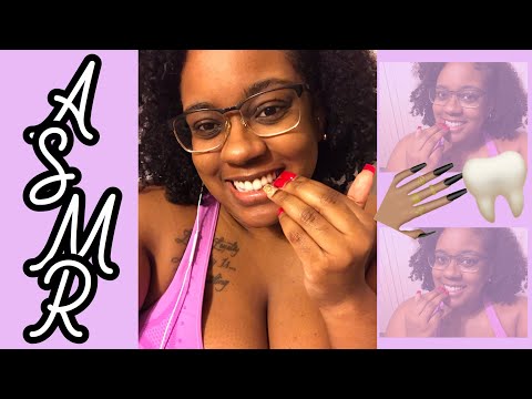 ASMR Teeth Tapping | ASMR Teeth Scratching | 🦷💋