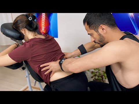 ASMR Female  Massage | Back Massage | Neck Massage |