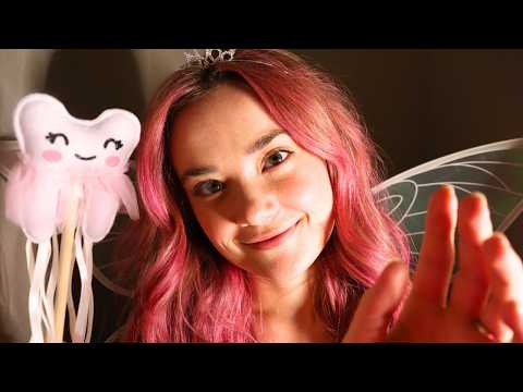 ASMR TOOTH FAIRY Helping You Sleep & Teeth Cleaning Roleplay! Ear To Ear Whispering