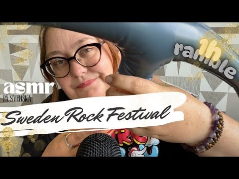 ASMR-ramble: En timme om årets Sweden Rock Festival 🤘 (SVENSKA)
